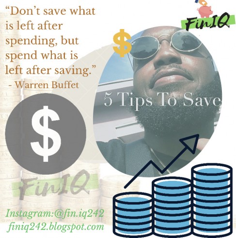 5 Tips for Saving Money